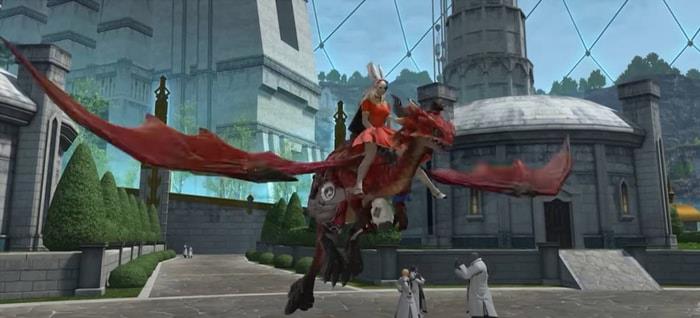 FFXIV Red Dragon Mount